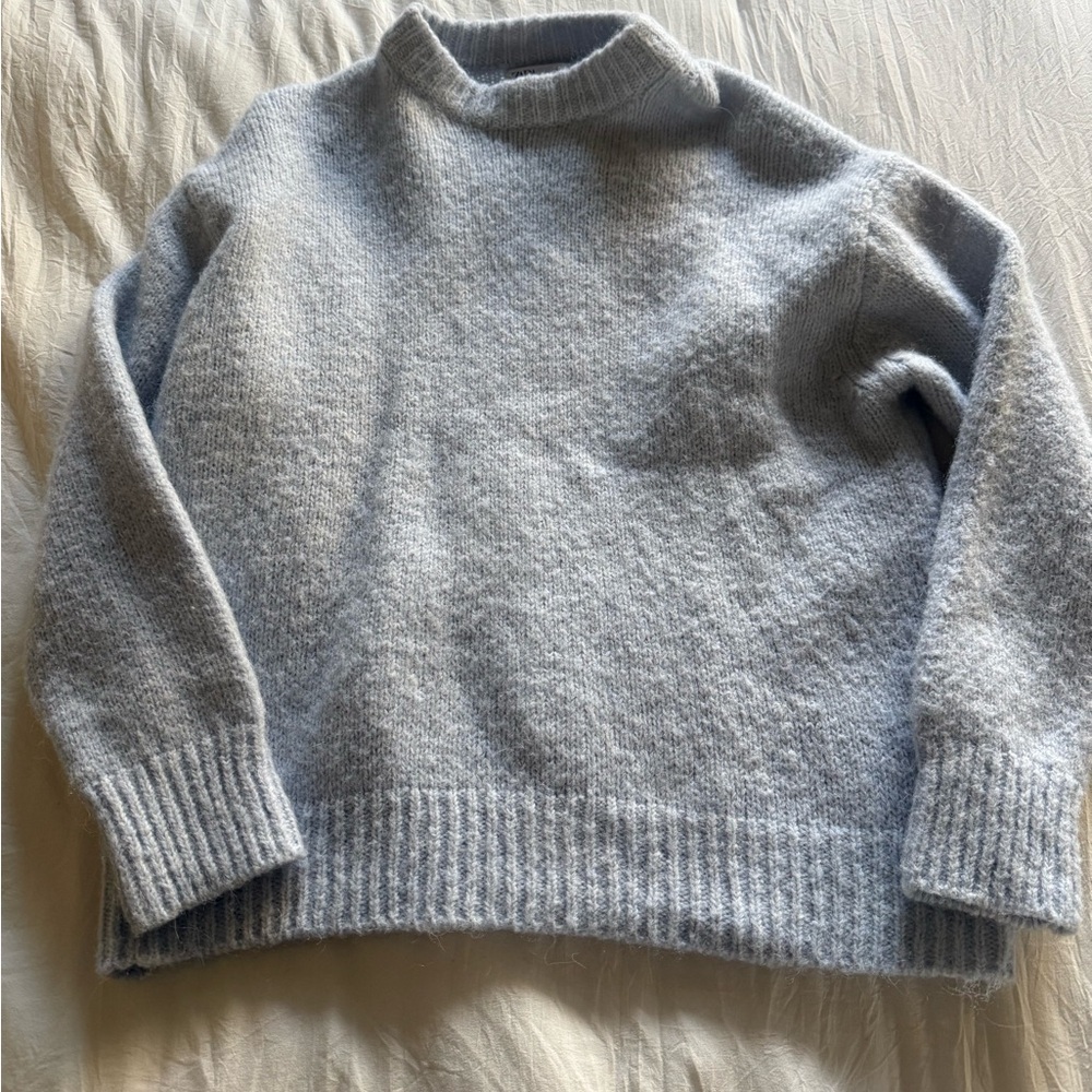 Zara Cozy Blue Women's Sweater